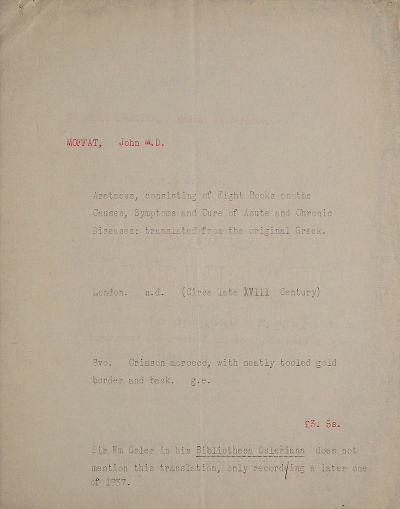 deh Raat hi V rnin 1 Ue al} te ny } cuses, Symptons and Cure. of Aoute and Chronic ; translated fr rom the original Greek. (Circe late XVI 1 pig, i a : Le i Un ard BR ere . Let a Heit } ot Aye de y bubs with neatly tooled gold 