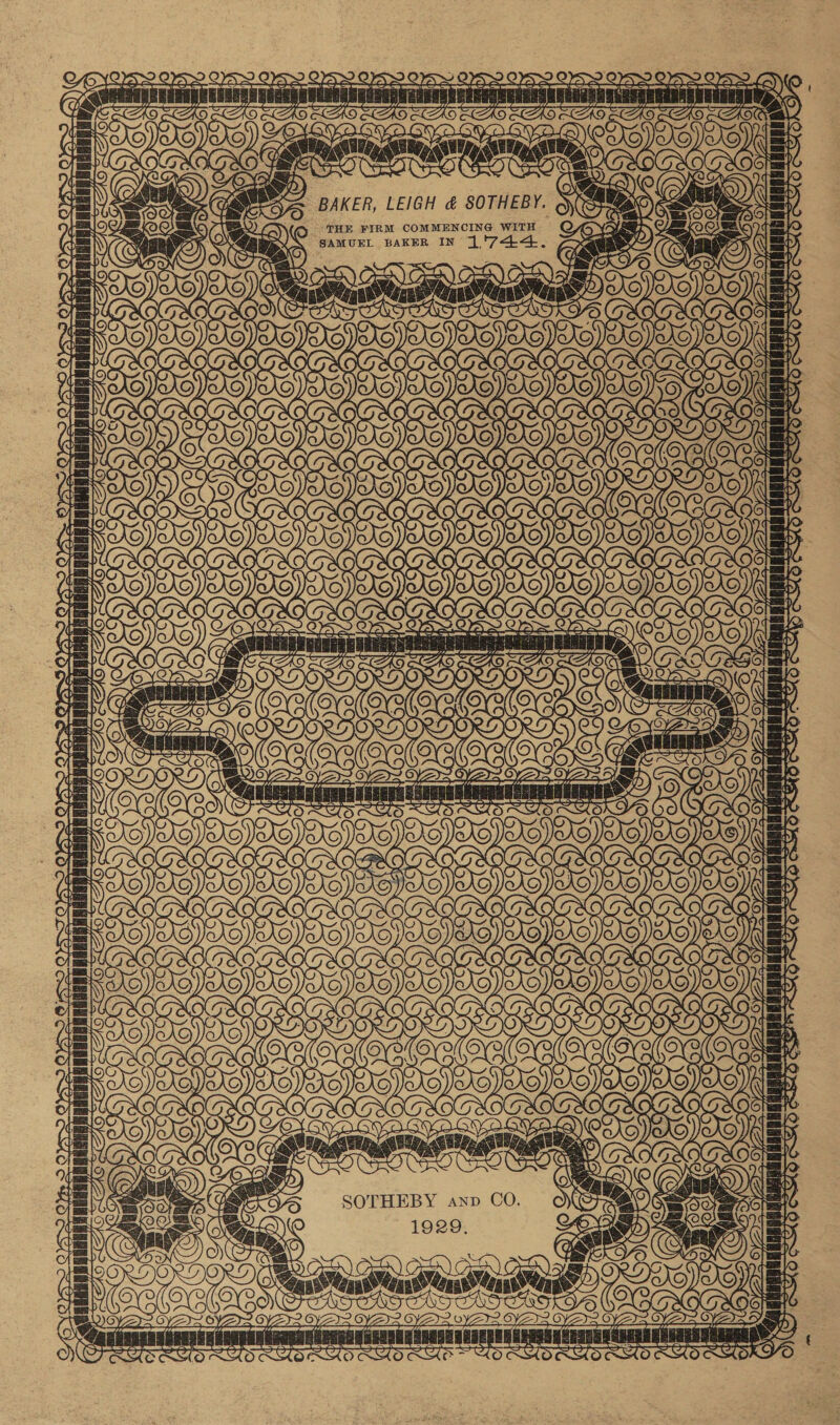 ~ XO ;  YAS OC > Foe SAS Os 3 fe OES LE PN a Le LES Sy : ke ; . . C ND OS —~ ; et ‘ a 2 oe  LY Dela . \(_ THE FIRM COMMENCING WITH — mY SAMUEL BAKER IN 1,'7<-<4.