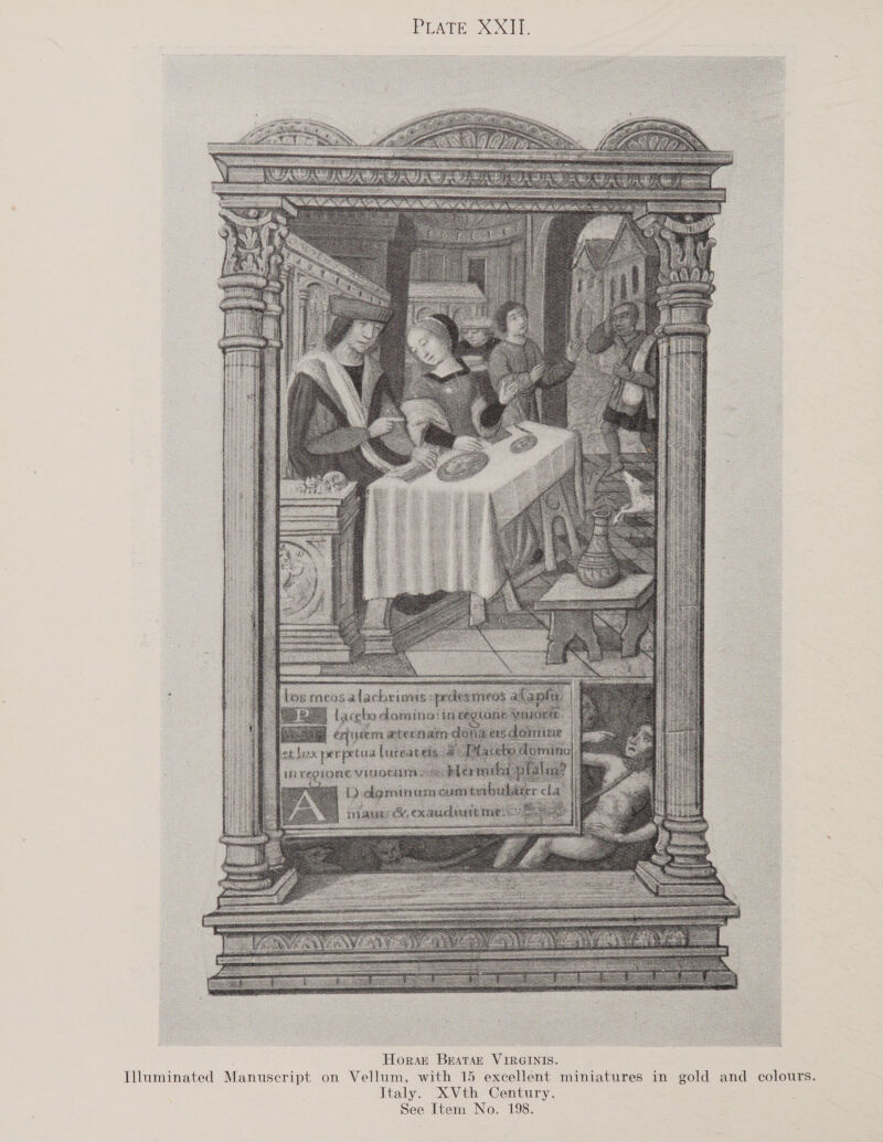   Horak Bratak VirGi Illuminated Manuscript on Vellum, with 15 excellent miniatures in gold and colours. Italy. XVth Century. See Item No. 198. 