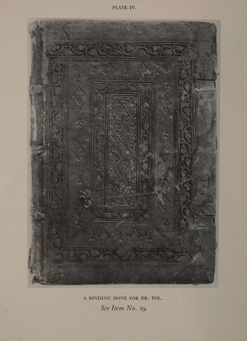 LAER MA AIRE A A PRLOET insets Sw 29. iinet ee e ieee itniesdess. shit ain cin BN oe eM See Item No A BINDING DONE FOR DR. POL. 