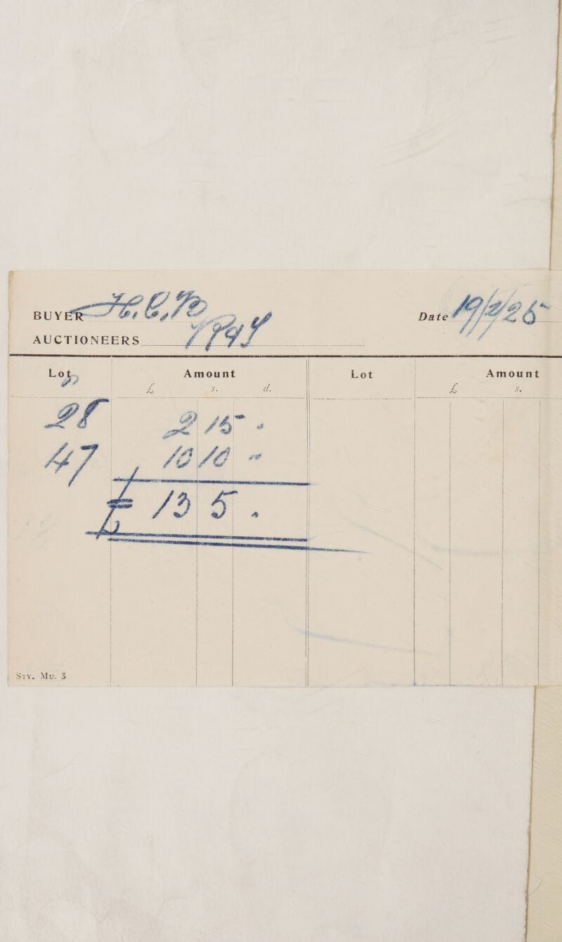 .   Amount L De ee                   } \ 1 | 1 ; Sty. Mu. 3 