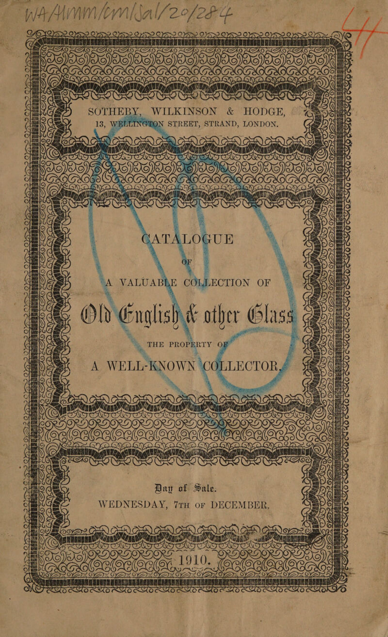 [\ 3 fy “On var is) int ite ste ) ik 4 Fe “% THE PROPERTY OF om A WELL- OTe LLECTOR ¢ Ps S ae} , arr naan =a 2 ——— T GRE anegt 8 et bo wa bot te). ie “a fo) fay 7 RAN eae oq] (Veep an) IC) eyes Ja ( pio ; ( (— Pere a5 Wl Es Day of Sale. WEDNESDAY, 7tH or DECEMBER. 