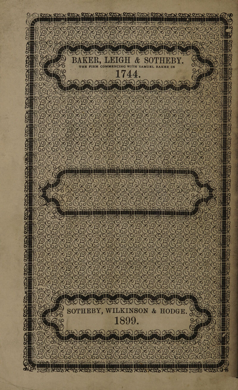 <i — eee ee oes a BAKER, LEIGH &amp; SOTHEBY THE FIRM COMMENCING WITH SAMUEL BAKER IN  | Mannannnnind a Bonen’