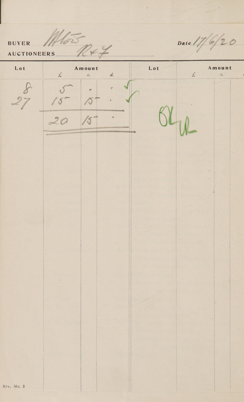 Amount    Sty. Mu. 2    etal ahepanpsnianiaia erie atraet   *        