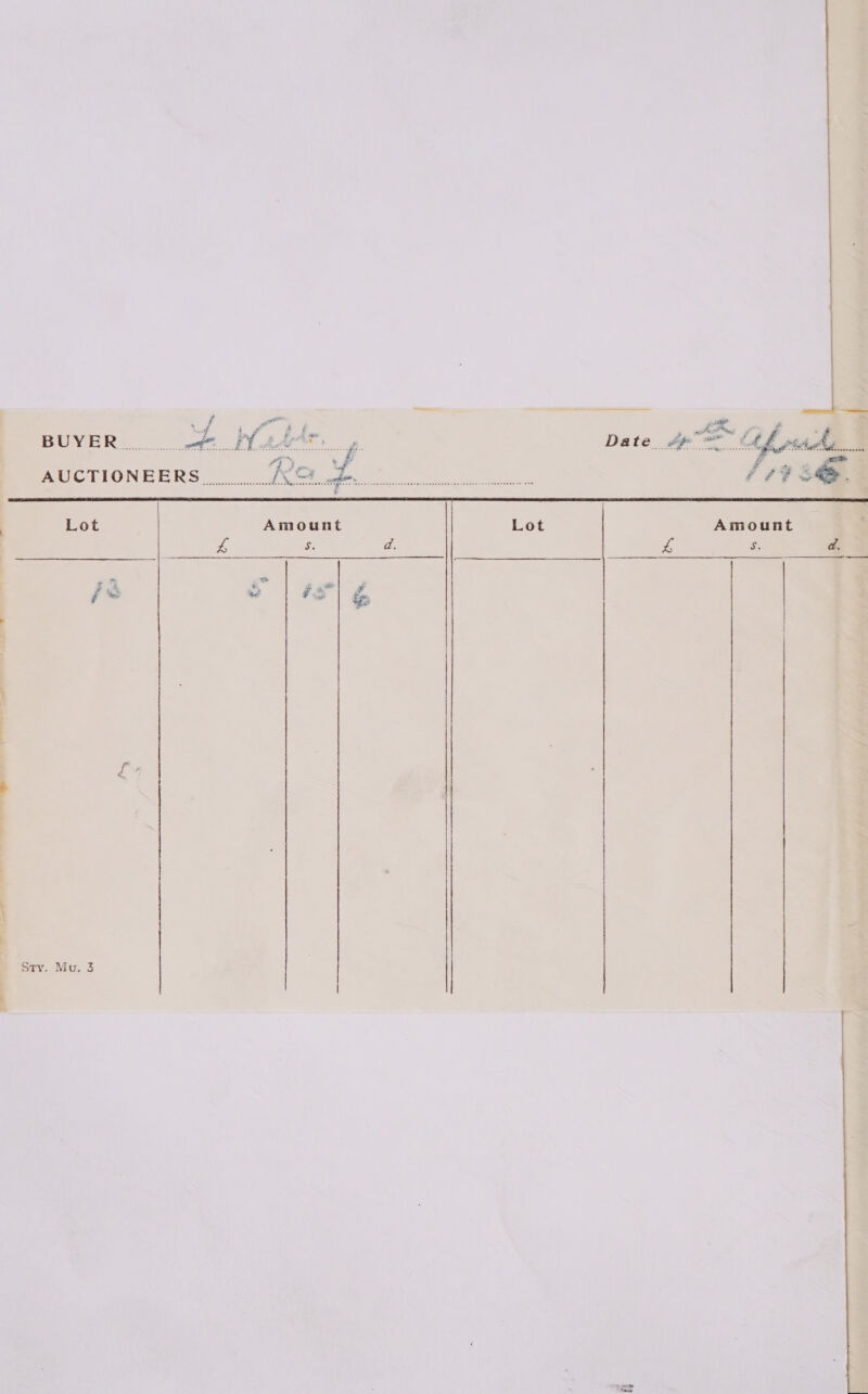  —_” Sty. Mu. 3 2 z Amount we 