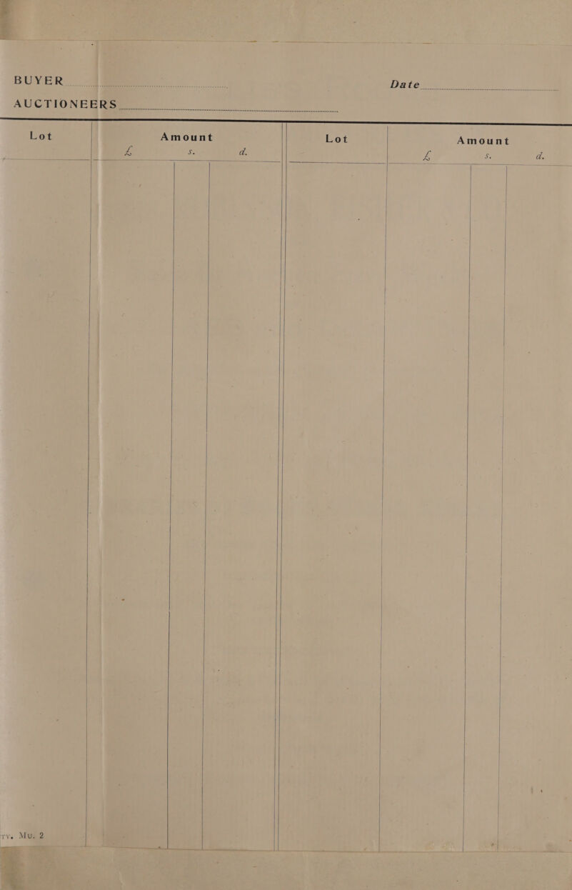 Lot Amount Lot Amount           