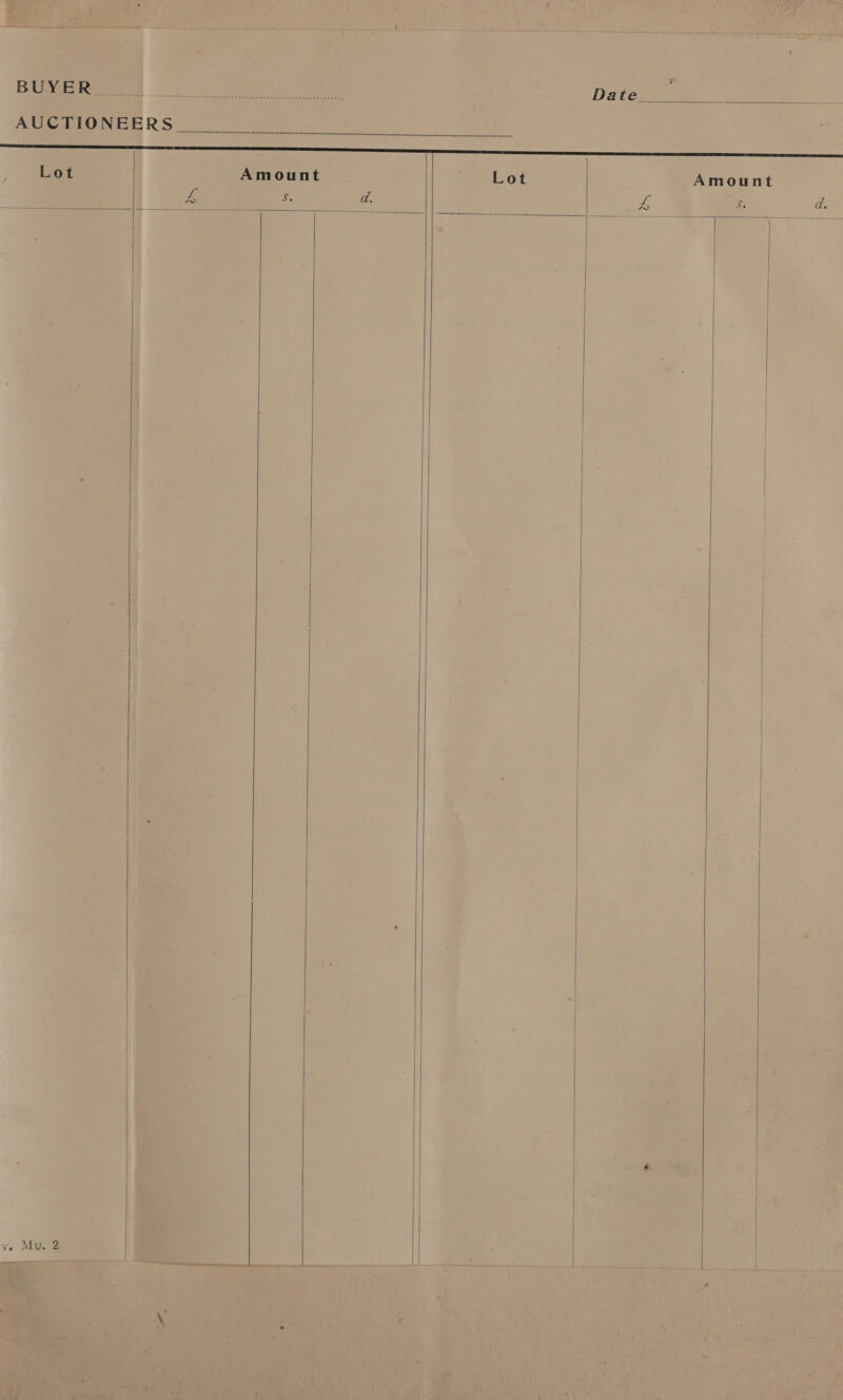 BME REeE oe a fo we Date eee A eee eR Soe ee WO eee Lot Amount Lot Amount 4 S. a. a S, as            