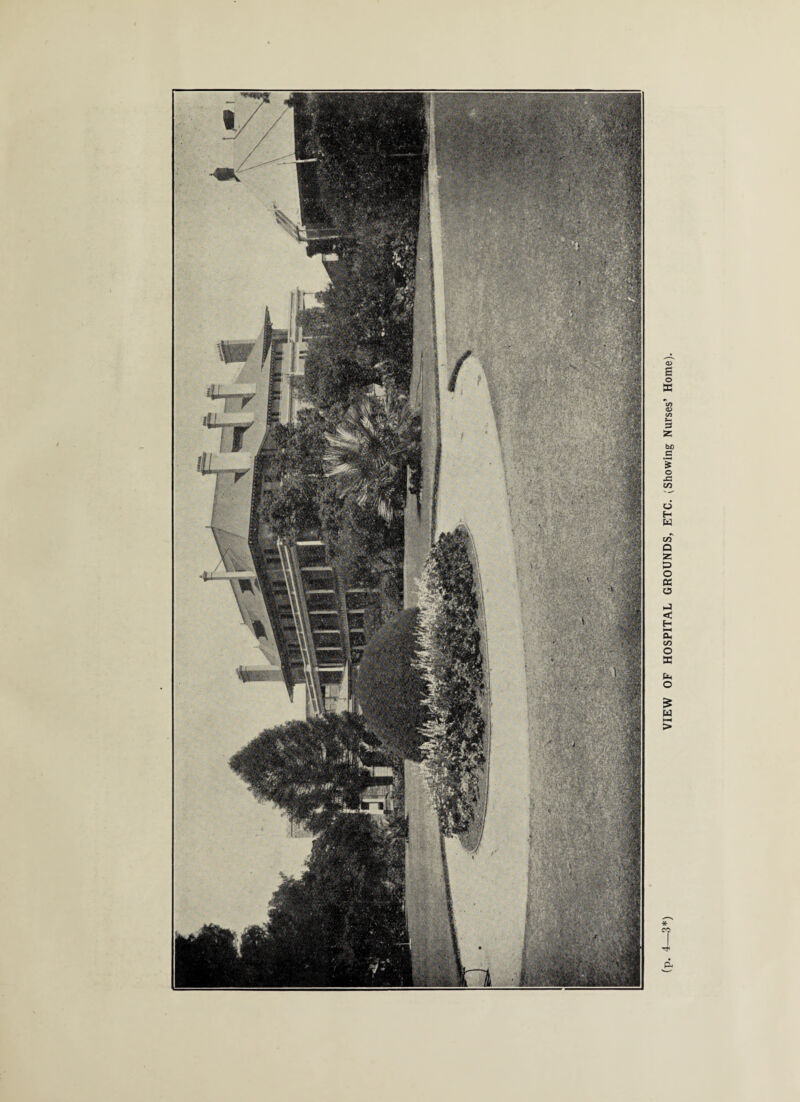 VIEW OF HOSPITAL GROUNDS, ETC. (Showing Nurses’ Home).