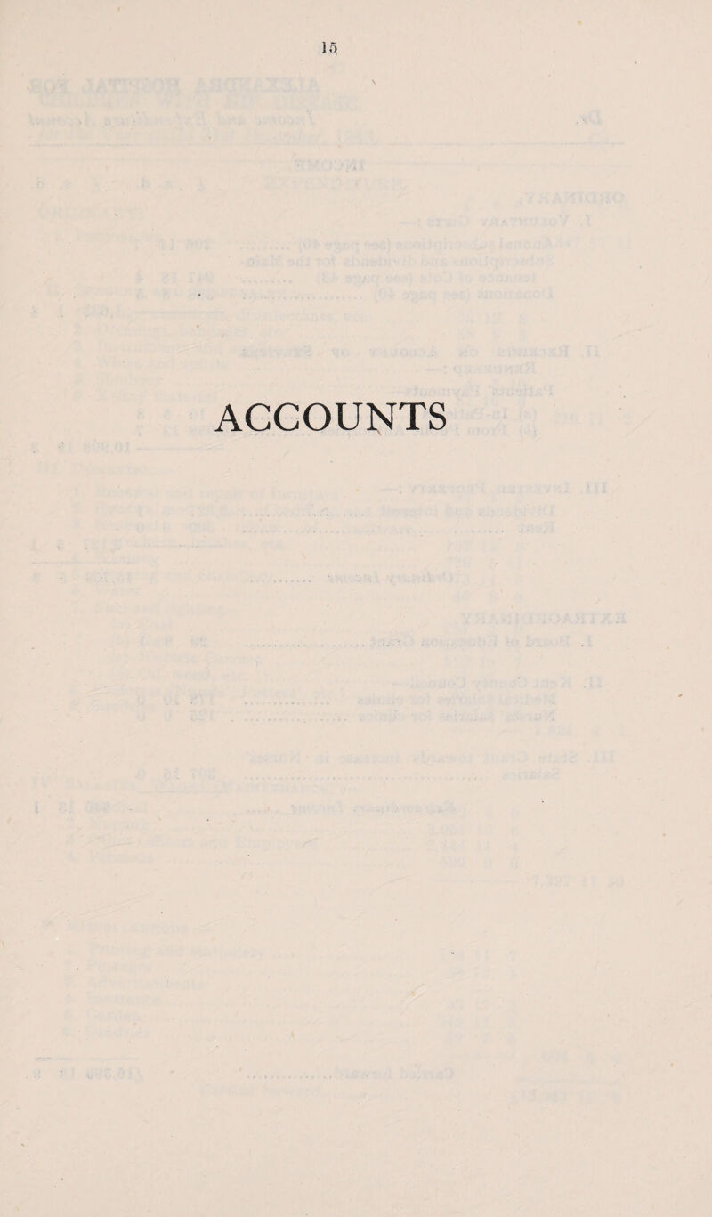 ACCOUNTS