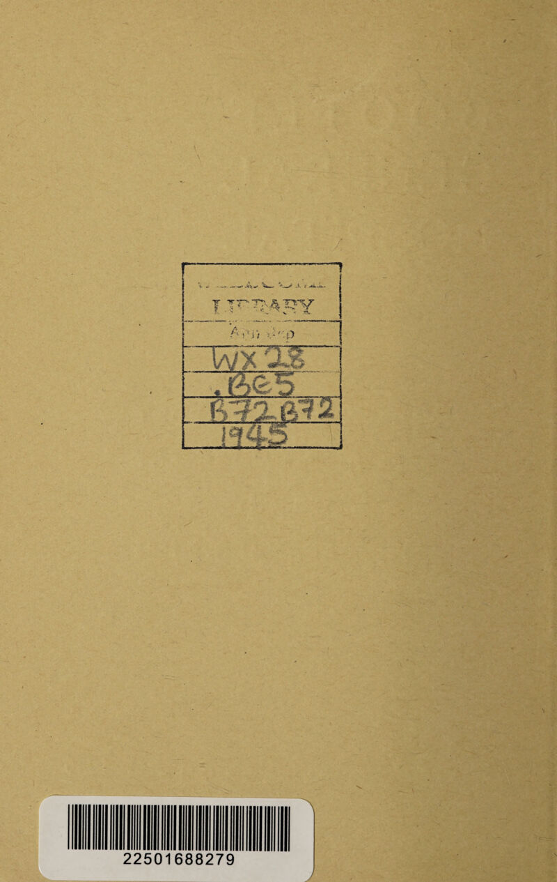 - < / 2 ! -. L. ——— - w •*.—/* .1. i j*k. .<x. -ilA.*;! « •. .uTJ'V fU MHW A•?'*]/ xA-:p - ..- ~ i VX 'AS * ,TA  ’• ' ’ ■ ■ t%5 fi r ~T M M i <4. 1945 >v 22501688279 J