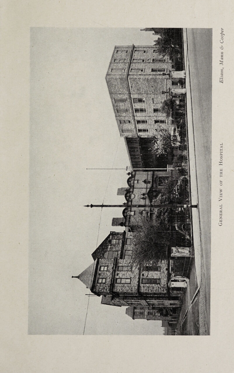 General View of the Hospital Elsam, Mann <&* Cooper