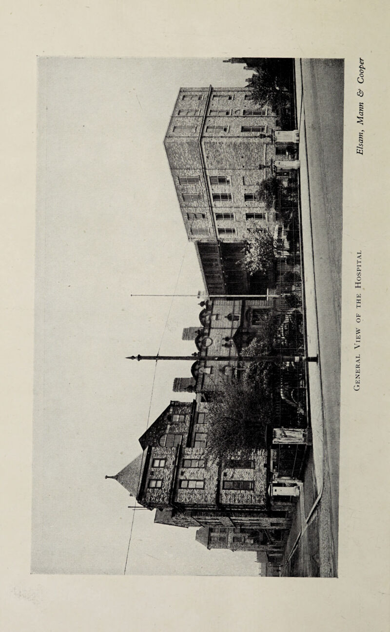 General View of the Hospital Elsam, Mann & Cooper