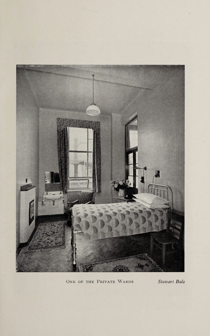 One of the Private Wards Stewart Bale