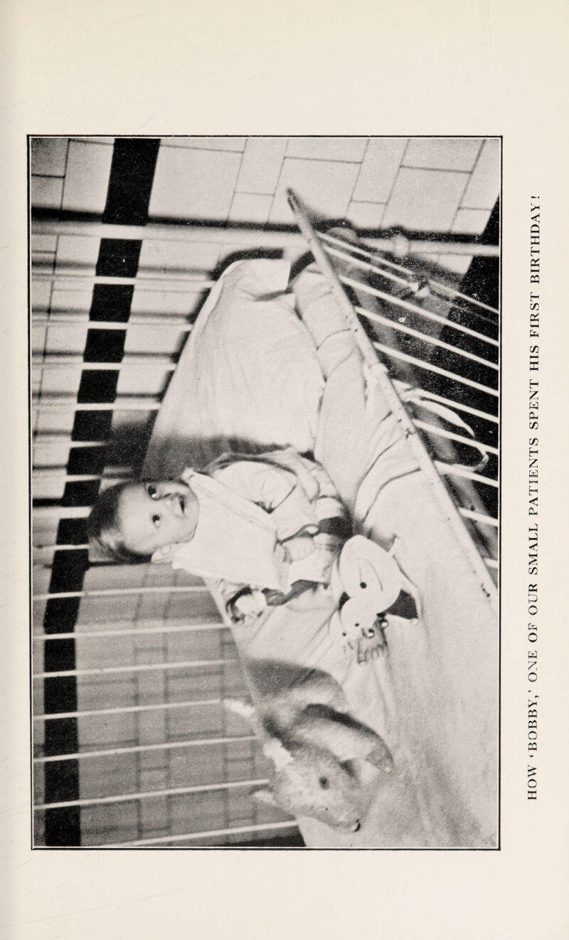 HOW ‘BOBBY,’ ONE OF OUR SMALL PATIENTS SPENT HIS FIRST BIRTHDAY!