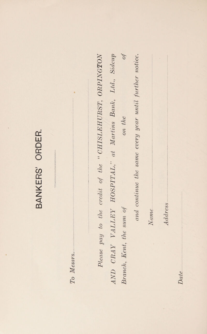 BANKERS’ ORDER. t CO co CO CD fei so So. o CD o <S> <o CD ' <S> Ho o * <S> <-o> D H CD Oh ft? o Ho p pH1 r~o HO r^o So. «N Eh •H op r-o r-0> ■ pH HO CO § g SJ cq CD o> s p CO § ro. Ho CD Co H tq o * <s> Ho $ ho e § o CD *s CN pO HO HO H—. Eh O H Oh HO ■ <S> co O CD S tq CD CD >H o' <o> i~D. HO g $ O HO co CD SO Op 3 HO so kH HO § CD CO ft? .S> 0 CD 00 O •N P r0> Do CD s> <0 Q fe; S CD s> cd CD CO CD HO CD o> <^o e*0 ■ <p HO po <0 o CD § CD I h p t i CD Ho $ P Address