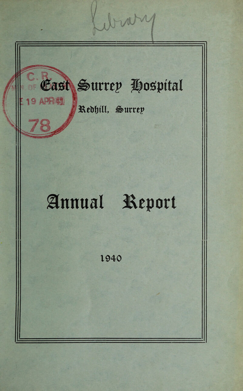 Unntial Report 1940