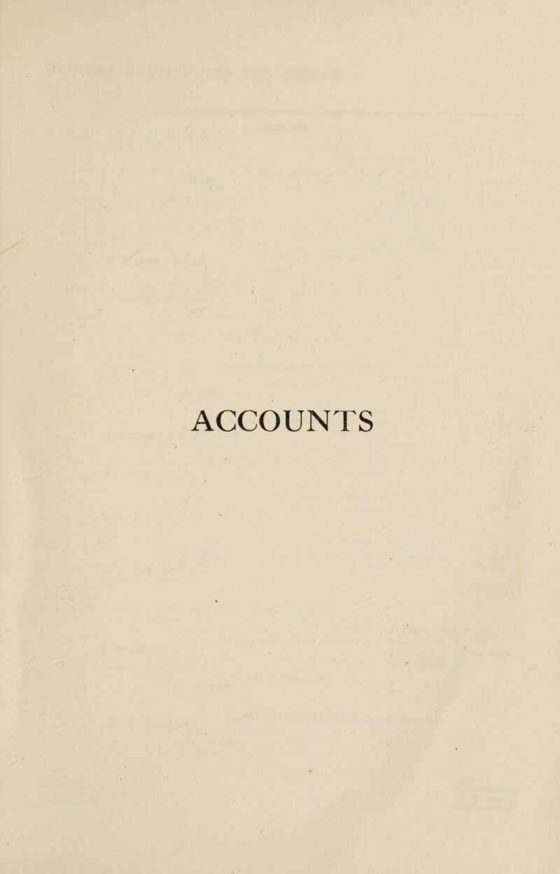 ACCOUNTS