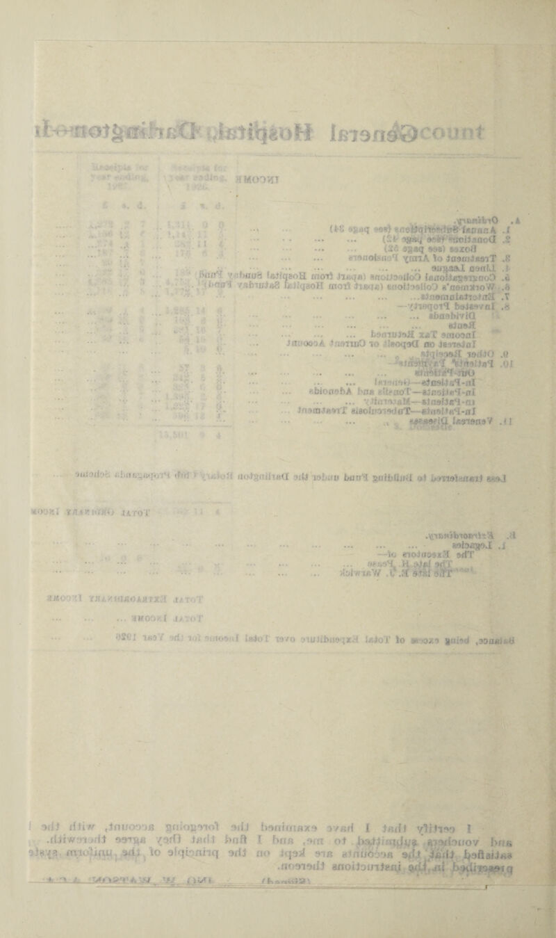 iBion^count *v; y-^r 1 (oi. y5^*r«»dlng. HMOOTilT \ ? £ ft. d. E -•vi* * I ’f -w ■H' ...- ^ .A ' K * . V.i' i.E'; ’z ’»^ i ’I. d. l.lii 0 .0 5,t»,.i: .•» ->>'* U <■ i 7if « ^ .^wtibiO .A (fcfi ajnq 9«i^sn®|^i^«dij€r f*0flnA .1 (St^ 98»</asfe^f woiJaood .S (S5 sgftq »»*) mioH ftiftnoteno*! ’cnnA !o ^asaidjRSiT .8 siigjwJ a'jafd .J- a\ “'*a t ef ■ urt r *’-» *** *** ^** ’•• jg>ft»Pi.i U.jlltiwi. < r •( ' k f Ypbaoa f«JiqeoH moiJ Juuq*) snolJaalloO («4io»«89ijiaoO .« ‘J; ••• * ::,”•viJi)Tui«a feJiqaoH motldiwiJB) enoiJasUoQ a'asuiSioW • .6 ... y''A. > .T. . .aJn»ni0Ulio.t<rlS[’.t 1.2^ i4 4? d vr A-'l 16 7 0^ If? !• ,9.' ST t ej 'y' 3i< r; o’ a i..ii:;2 7 <*■ iVNi li ’a W.irn -vJwqoi*! boltftvol .S .af)aflbi7iG 1'=. ■•• ... .... ... ... aju9iC ^ . fcaoiujnJSl x*T soioofll J0UOOOA ^nsiiuO 10 ^iBoqoa no issisial . •• o u loddO .e .01 . faiaiisw—aiool^c’l'jil ' efaioae&A f'ojs allfaoT—ajnoli«'i-ol .—adusMcH-aj .. aiaoIiroi9dfiT— . ,x )j S9««Wi^ 1*5190.9? .Cl 9ui.')il'.ia jiiuifcyflq^jiH i^ri V^V^iAioH uo.taniJiHtI 9itd labuu l>oif'5[ sotbliqG ot l>oii9lao«i^ aaoj 1 >tOOWl yaAKKTJfO jatoT • > « i < n' . SfOiOB^Oj .1 —eio^oMAa 9dT am-a'L.H ?dT . >(olwi*W .i?.5f g,ilf Jm.”’’***- *XO'>:G YHAViJaaOAATXd iATOT .'4MOOKI AATOT . 1K97 •fd) joi 9(no9itI l»4t)r 19VO oiuHbiisqxil iAioT lo aB'>ax9 ynisd ,3aaAlAO ^ ^ -A ■ I 9ijt flti V ,inuoo')B 9jU l>3nlfii«x') ovBd 1 1 .UdiwfnjriJ 9rfi\e {fifO i«fM bnft I hnii ,f»m . ot . jU^^i.uUv* ’ Bi3s<buov brio olqbnhq oo iq9:rf 9is aJno6i)OB siU'/icJf .l^aaaiJBa .fl09i9ili 8noi^9(/iieiu