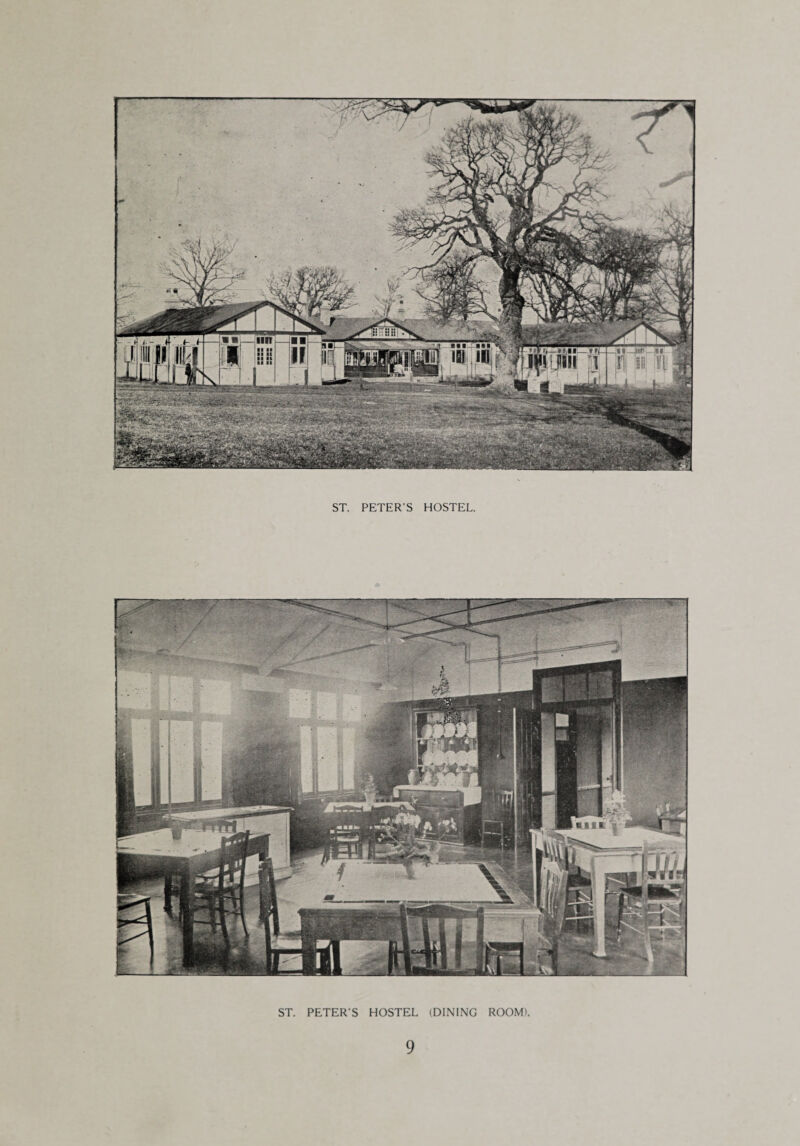 ST. PETERS HOSTEL. ST. PETER'S HOSTEL (DINING ROOM).