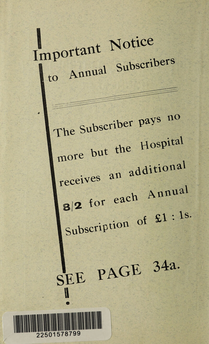 Imp° to rtant Annual Notice Subscribers The Subscriber pay8 10, s„b»rip»»“ ol § ‘ | page 34a.