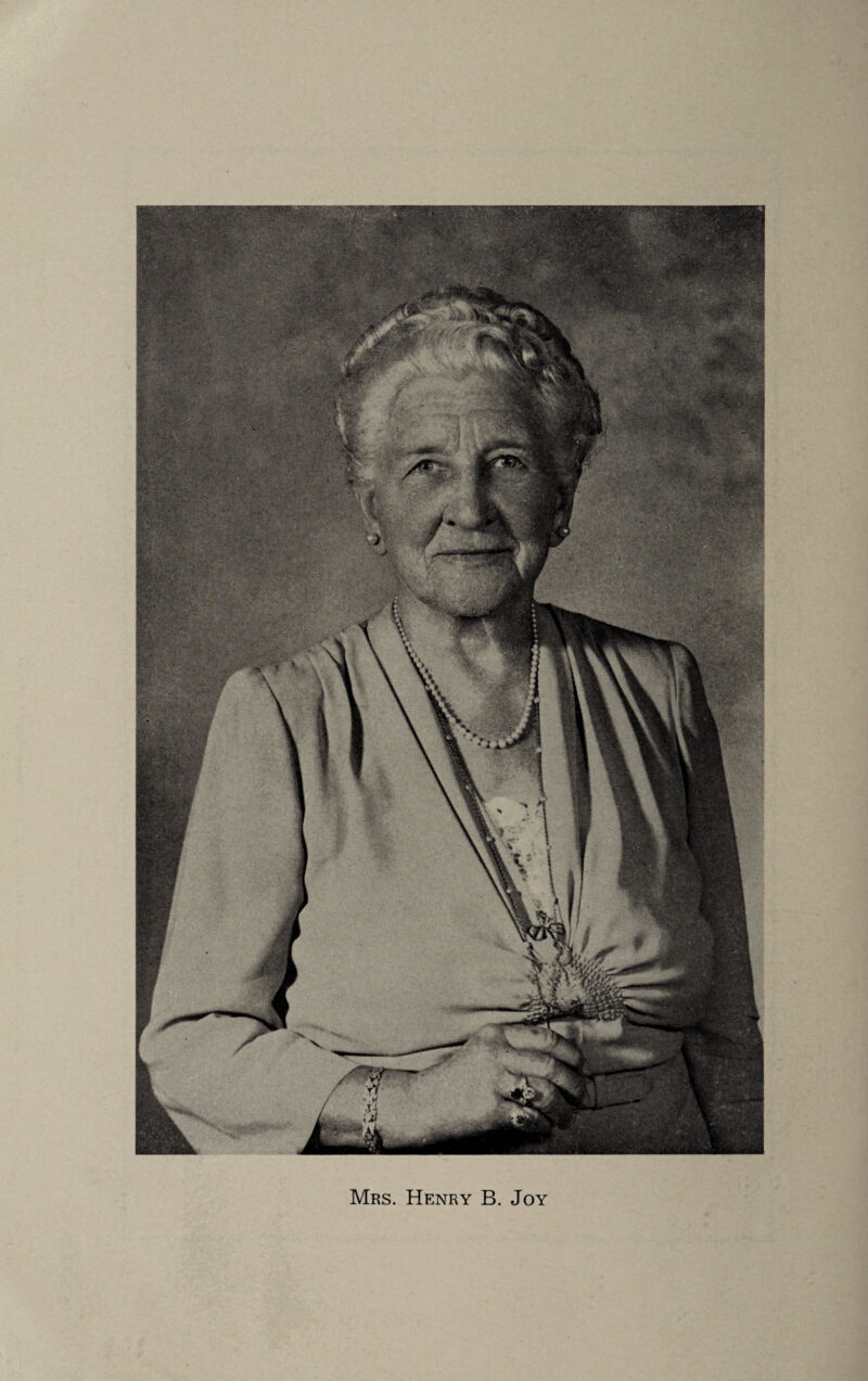 Mrs. Henry B. Joy