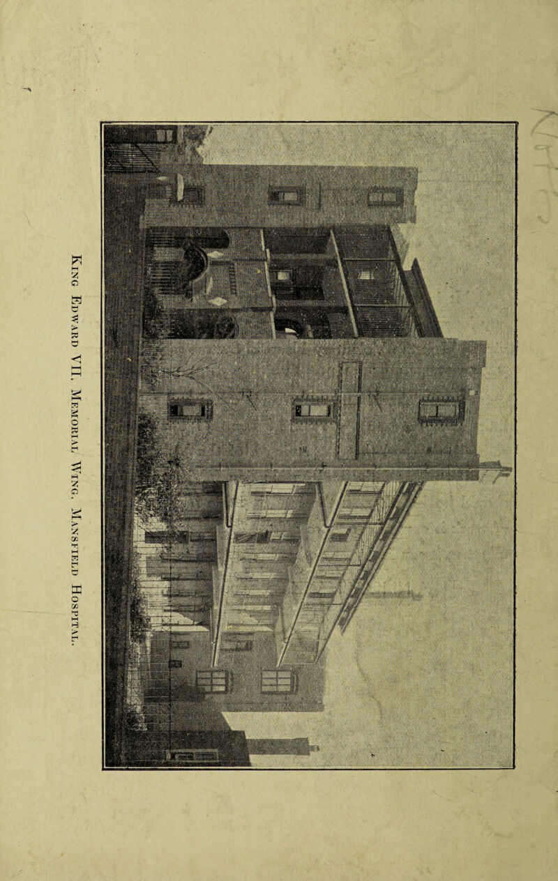 King Edward VII. Memorial Wing, Mansfield Hospital.
