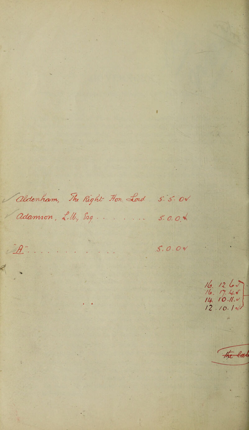 s. y os/ &£<fc/n/zasTrvr ytu J^cn <z^[jru/ (2darmcrn , fay. S'-O. O ^ :/f. S. o :ov /& /z i^\ /(*. n. us tl+. 10 /1 /2 ■ /o-