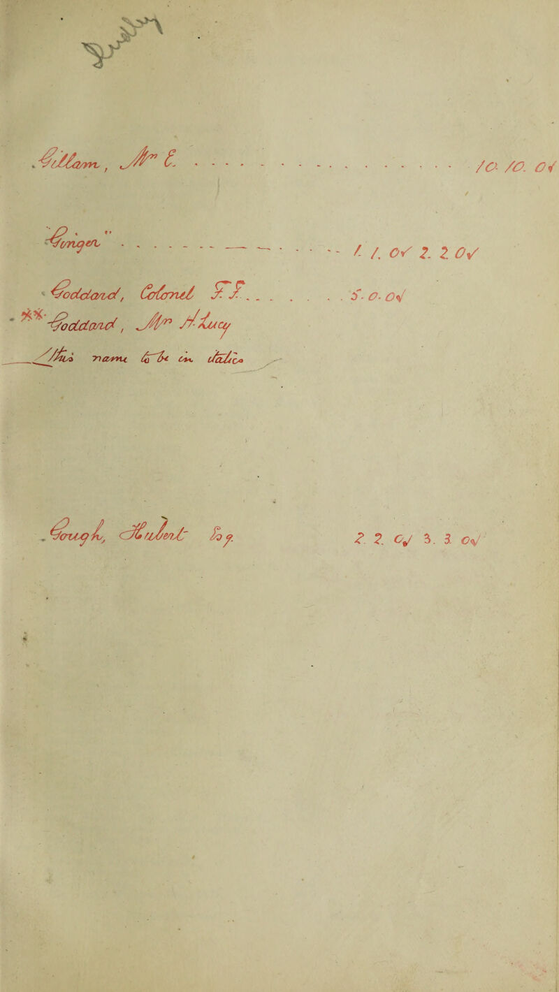 /£>- /S2 <?/ ' ^odcUzfu/, J7odd(irid, Cvtcrru/, 5TJ?. . Tia^ru o>+* ' /. 2. 2 <v y. o. os