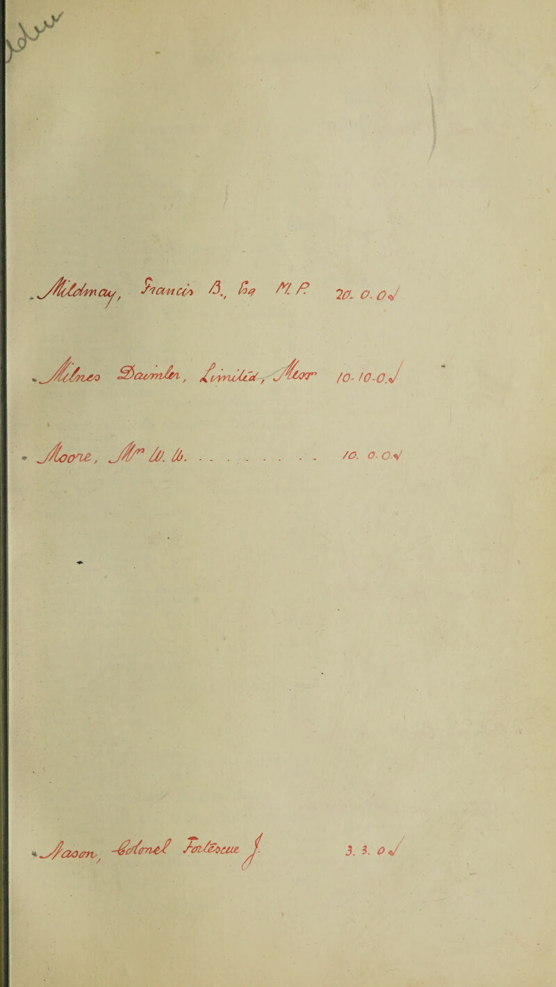 S'lCtotdA $.t M. f? £3avrnAi, ft/mjA'd /<Pbnr /0-IO-oJ '(yiz , Jp* //J. 1/j. ....... . /O. o. O-V