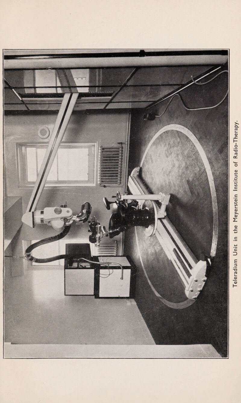 Teleradium Unit in the Meyerstein Institute of Radio-Therapy.