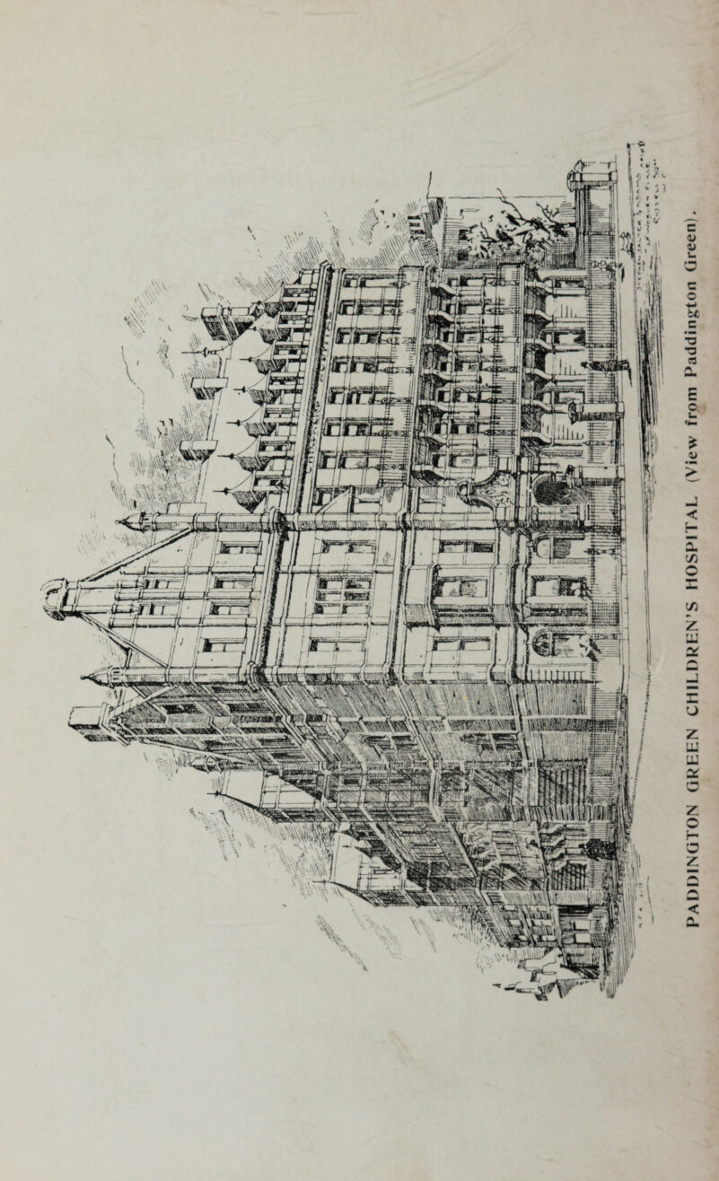 PADDINGTON GREEN CHILDREN’S HOSPITAL (View from Paddington Green).