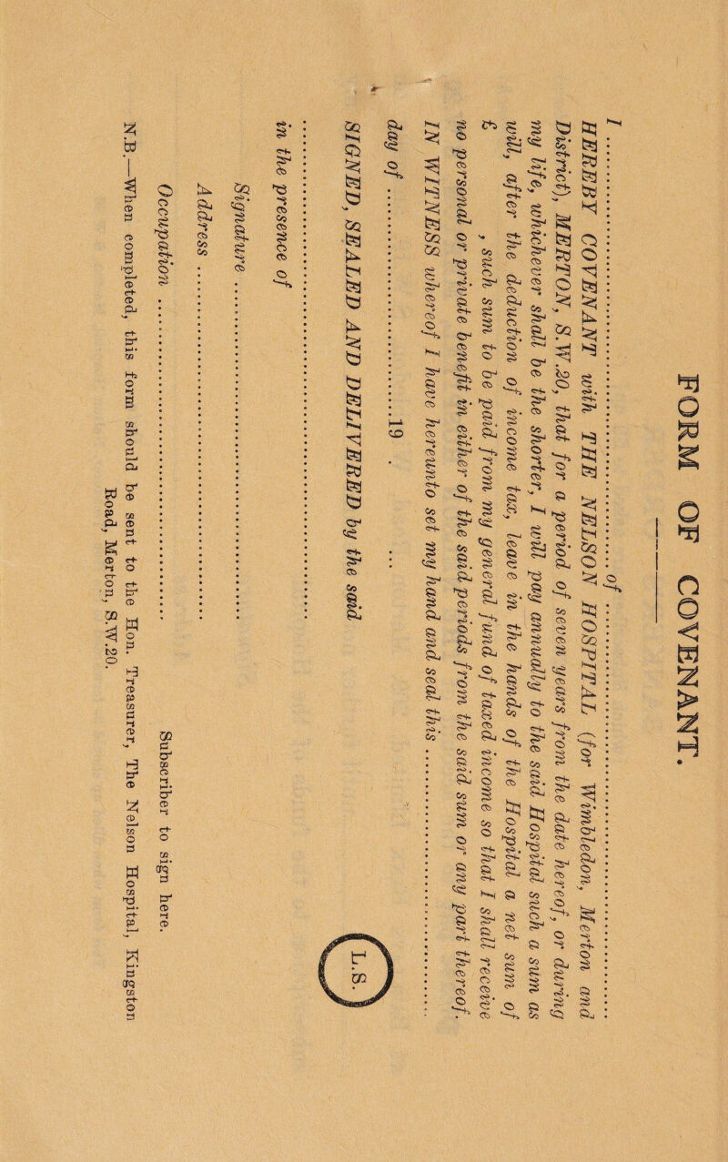 Occupation ........ Subscriber to sign here. N.B.—When completed, this form should be sent to the Hon. Treasurer, The Nelson Hospital, Kingston Koad, Merton, S.W.20. fcu © © Co ^2 <5* • ©5 5* & <44- **?> d r 43 © © Co © © © ©4 © 44 © © .© K^( © e © © © © $ <44- © Co © <=4- ?! $ ©4 & ©U Co © © <r*^ ©j ^. Co © © <s> © Co a © © © ©‘ a © Ob © © ©b <44- © Ob <s>. <44- © •1 tt> s; :$ & ^ Ob V. s « §- a. Cb Co ©U £ £ S Cb 4-> <44- . 44- © o ^ ©J _ Cb -?> Cb 4*. Cb Ob e Cb © Co © §. © ^ § © ^ © «• 5© Cb Co © <s». a. d3 Cb 2. © & v©» © © § <44- © Co ?! o?» , Co © © © © © <© © © 04- <44- S© © © © © <© <Q © © © © © © © © © <4>. '4» I g; & * © ©s *** I S' §, ^ Co © ©4 © ©3 cl I I © §4 Cs* ^ § g 3 ^3 <44- 2 «4> . © dd J44- ># td tg O O O dg SQ N io 0 $ v. , ©s*= «?4- ?S- © <44- *-H fees © dg © dd © bn ©• CC2 ©4 O © CO © © O © 2q <?©. © <44- © ^ © © © Co © 0 -§ <44- <0. © c*. © © It ^ ►-S © Co ©-1 © © © ©u <?+• 5 !2 b< © © © © «4>. © © Co © 2 ?S- r 1 Co g «. &r its a, s a ©3 © «s» • _ 2*- ^ © © 4-4 ^ Co © 52 ^ © © c° Si, I I a 1‘ do «© • <^>4 ^4 © © <44- © © © ©4 o to O *0 n < w > z H