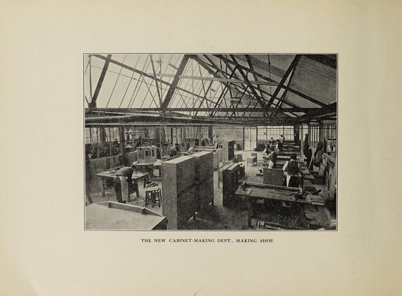 THE NEW CABINET-MAKING DEPT., MAKING SHOP,