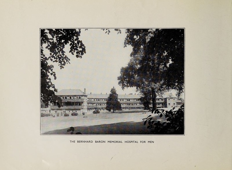 THE BERNHARD BARON MEMORIAL HOSPITAL FOR MEN /