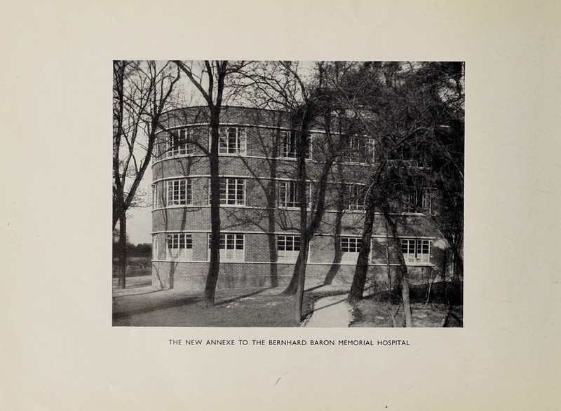 THE NEW ANNEXE TO THE BERNHARD BARON MEMORIAL HOSPITAL