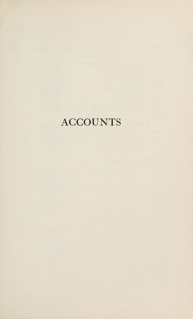 ACCOUNTS
