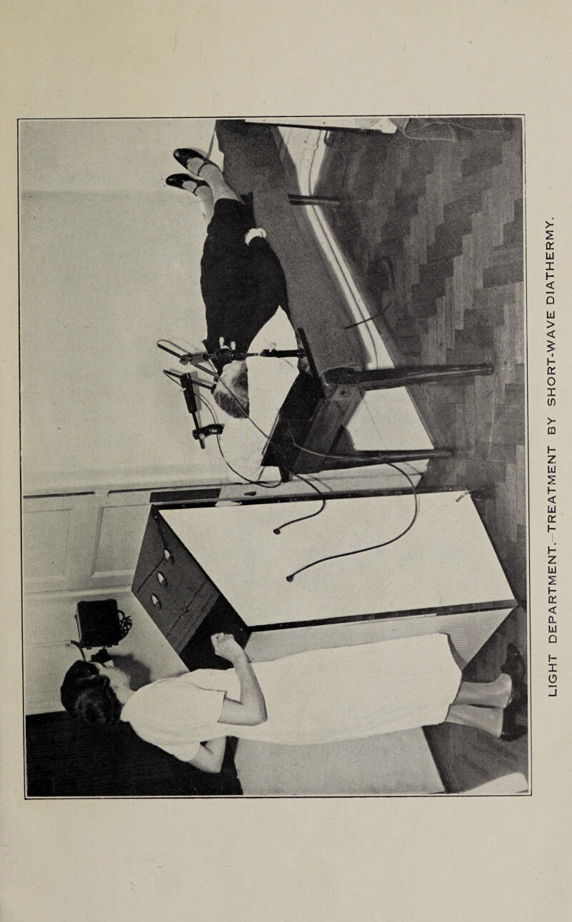 LIGHT DEPARTMENT. TREATMENT BY SHORT-WAVE DIATHERMY.