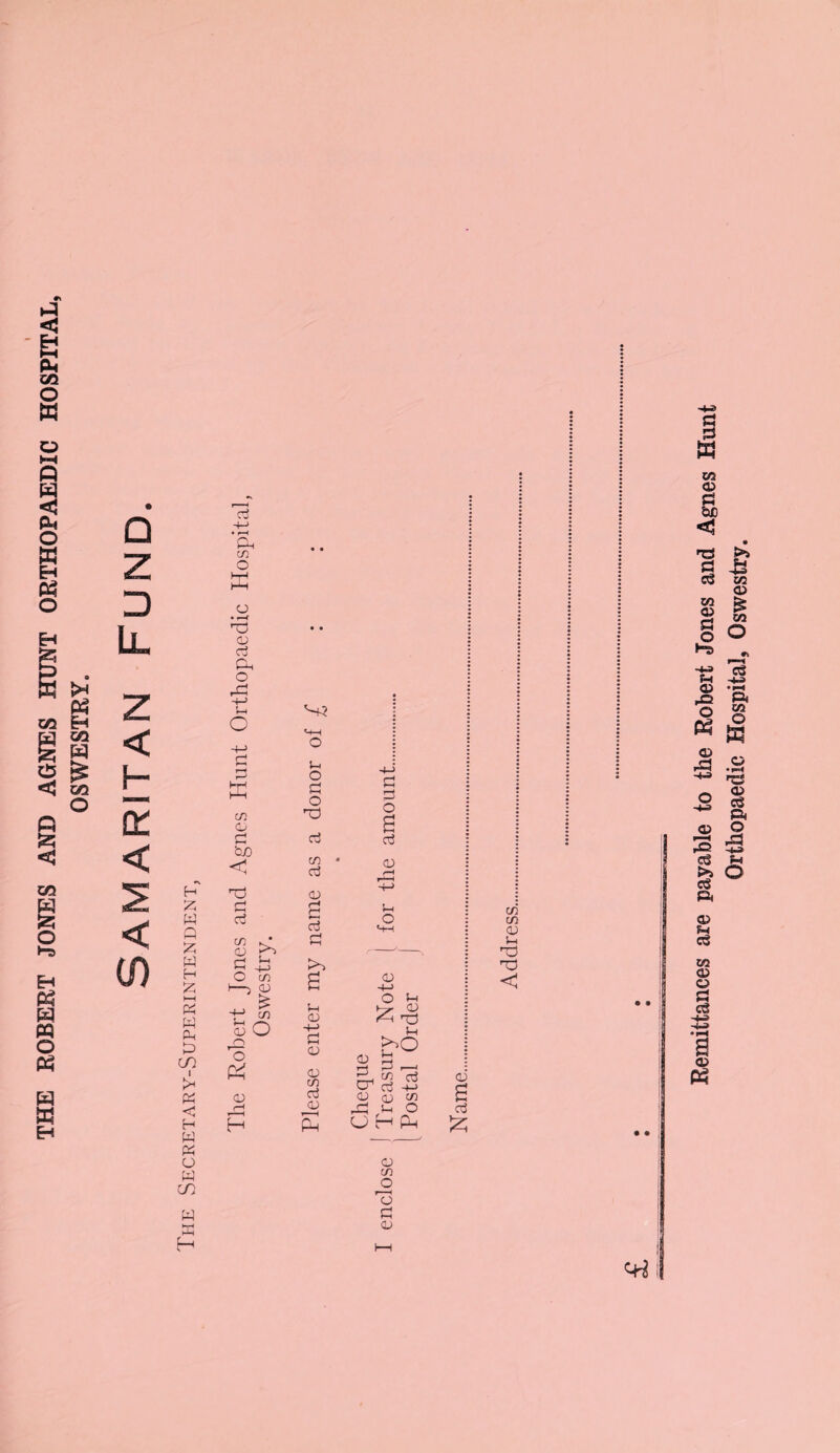 THE ROBERT JONES AND AGNES HUNT ORTHOPAEDIC HOSPITAL OSWESTRY. O D z < QC < < if) H Z W Q 55 W H £ & W d O c/) >< < H W « O W co w X f—I d +-» • r—< Oh CO O o cj Oh O rO -+-> o X CO D d b£> < ■d d d CO D d o 5>~> i-H +-> CO (D d CO CD O o o CD r-< H u o d o ■d Cu CO d (D Oj d u <D +-> d <D <D CO d CD s d d o a d CD U o (D D •+-> O Vh D *d S-h bo d —. rO co o3 Cd cej -M D cd co 03 ,C o O H Pm d CO O 73 d o CO CO D S-H d d < D a d X 'i-a d d CO CD d &C d fl d CO CD d ►“3 -H-a <D O CD rd -C-a I Orthopaedic Hospital, Oswestry.