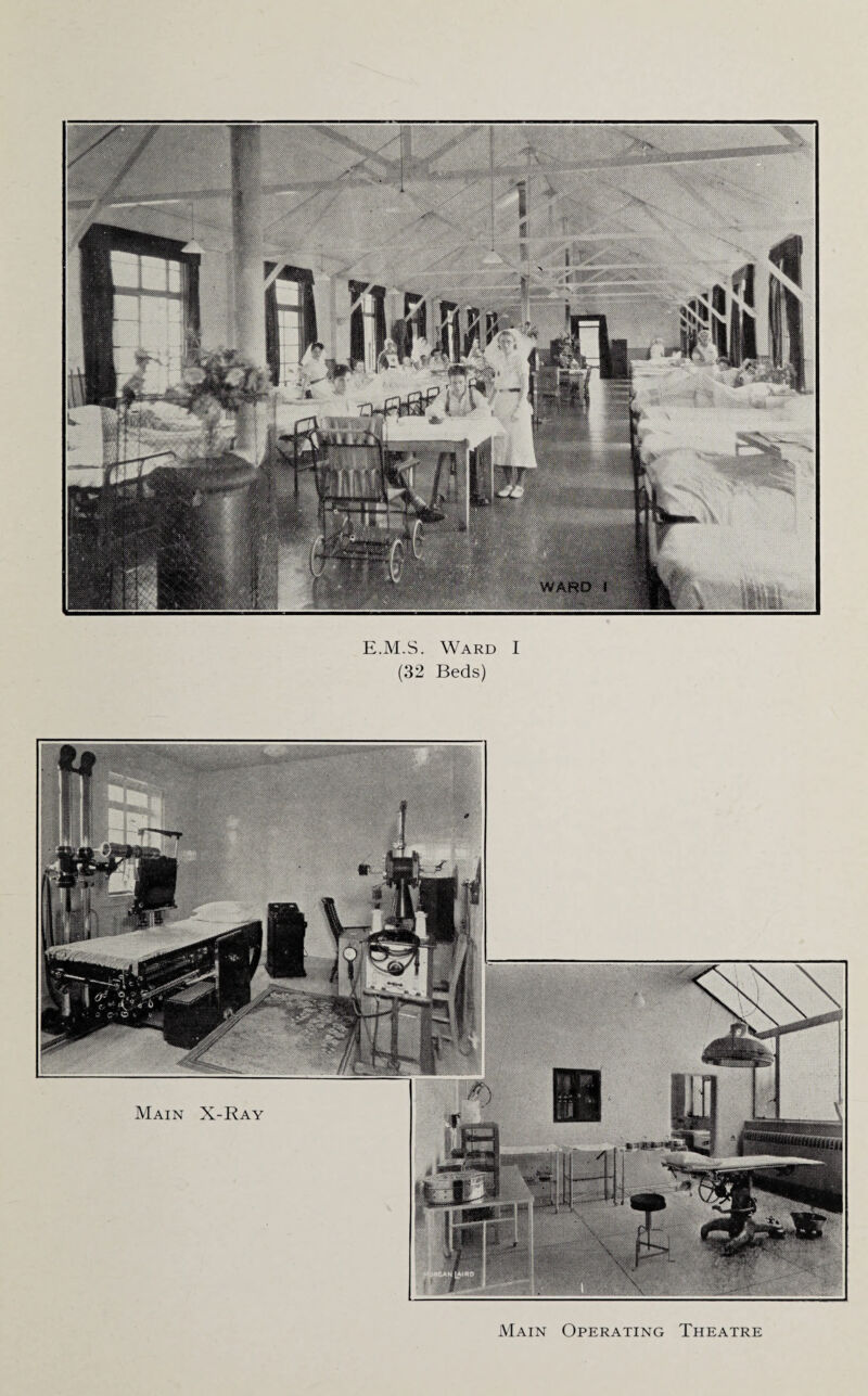 (32 Beds) Main X-Ray Main Operating Theatre