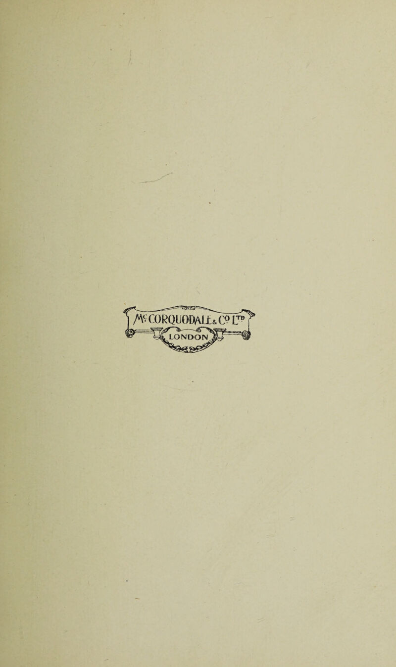 /H? CORQllODAUie. C LONDON