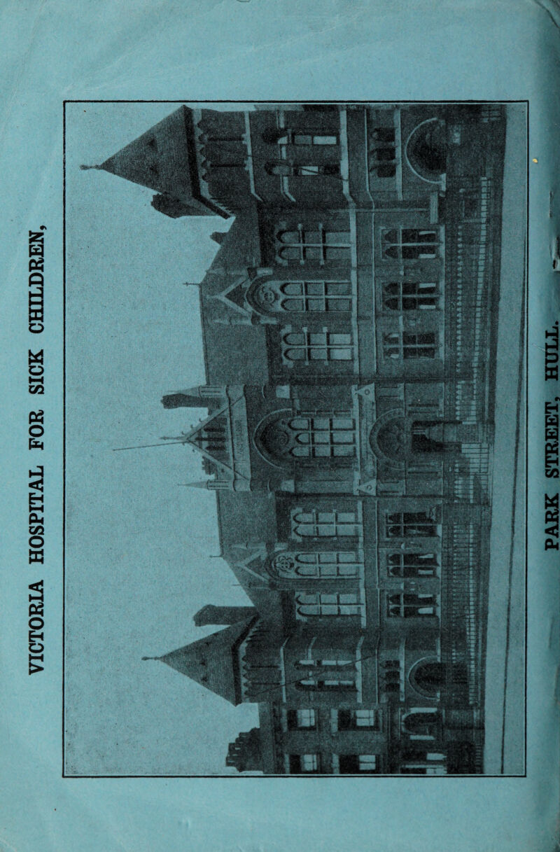 VICTORIA HOSPITAL FOR SICK CHILDREN PARK STREET