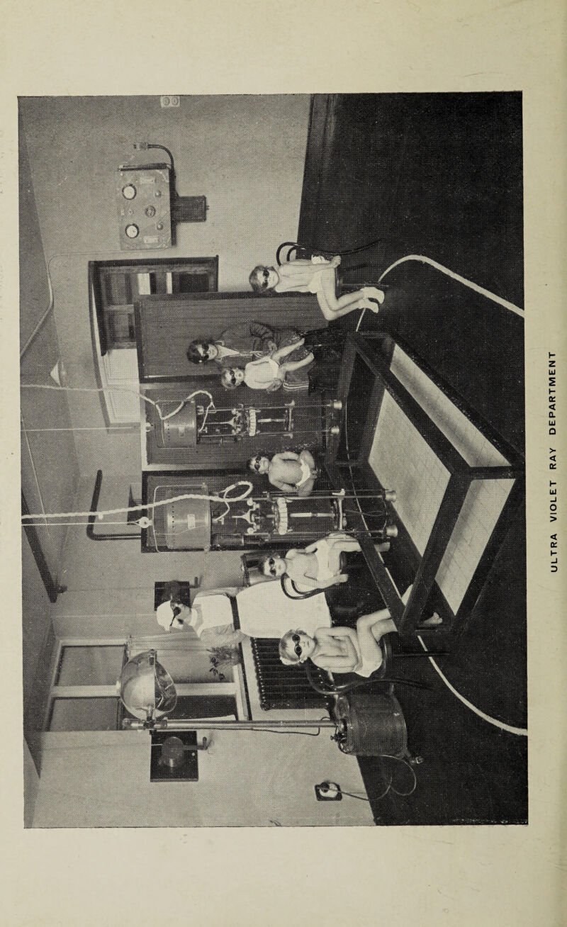 ULTRA VIOLET RAY DEPARTMENT