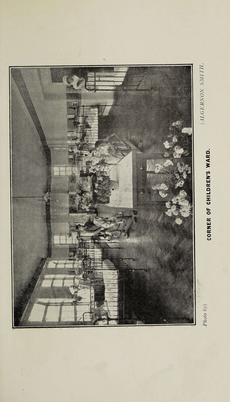 CORNER OF CHILDREN’S WARD.
