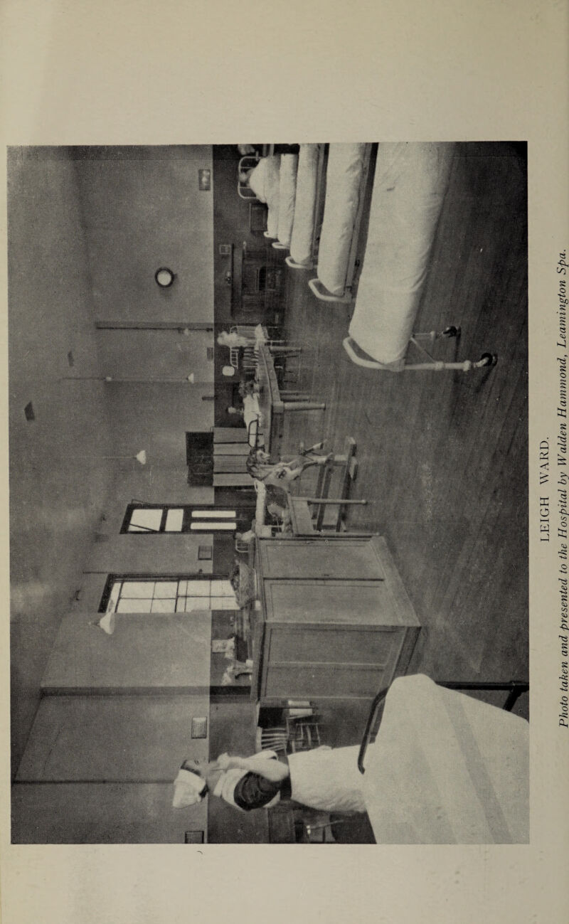 LEIGH WARD. Photo taken and presented to the Hospital by Walden Hammond, Leamington Spa.