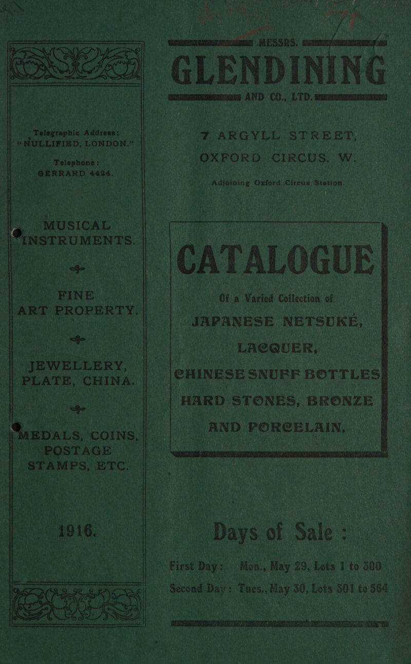 ie Pe ‘Adgient: a y , yy | 4 Te VELL oT RE ET, vtouiinie, LONDON.” || RR Teg Ne ate OXFORD CIRCUS, W. ; Adjoining Oxford Circus Station, MUSICAL. | INSTRUMENTS. | a eo) LACQUER, — cet |\@HINESE SNUFF BOTTLES! HARD STONES, BRONZE AND cian om irst Dag i A 