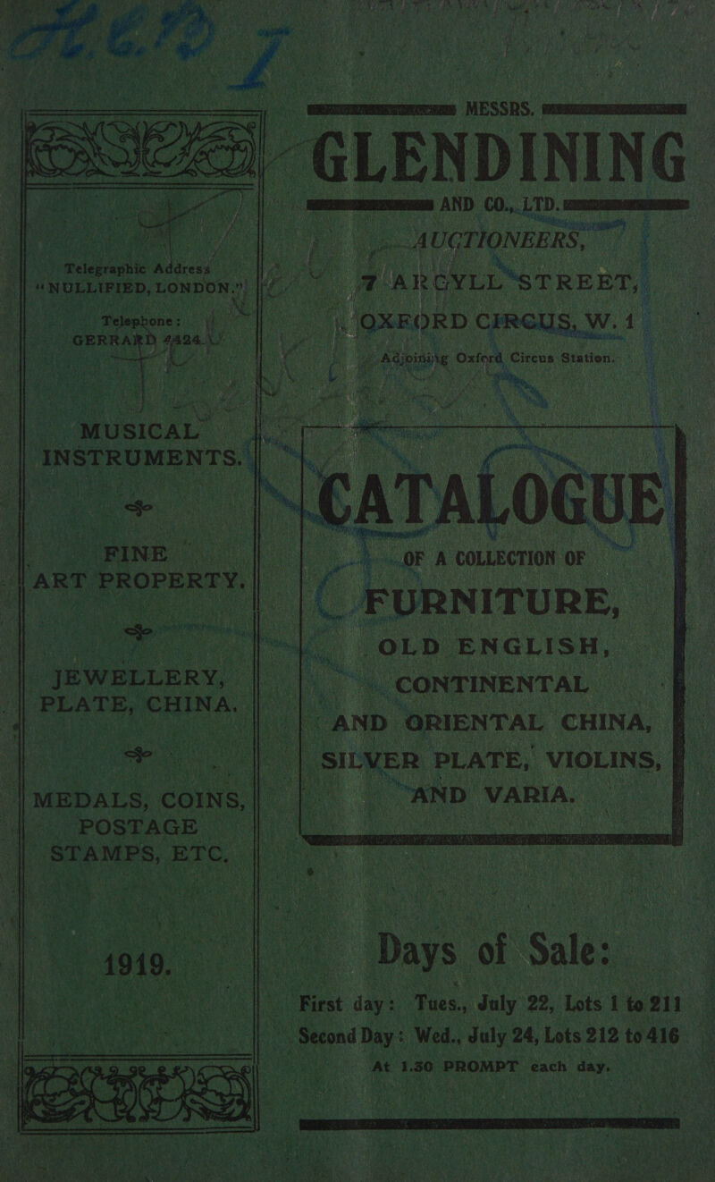 AUG a eda el pa ICA tg MCL fos MeL SOM NTH Sas ara Meg goa LCT       re  nt me gi i - AucrioneEE® ¢ ping Oxford, Cirens Station. i. ‘ah evn  fies na Ee a c _FUR RNITU RE, re) L D E N G L I S H, | = CONTINENTAL - 7 a a             _ JEWELLERY, PLATE, CHINA.     : ‘MEDALS, cane a POSTAGE | STAMPS, ese  “At oF, 30. PROMPT each day, SANE ey F    DAs