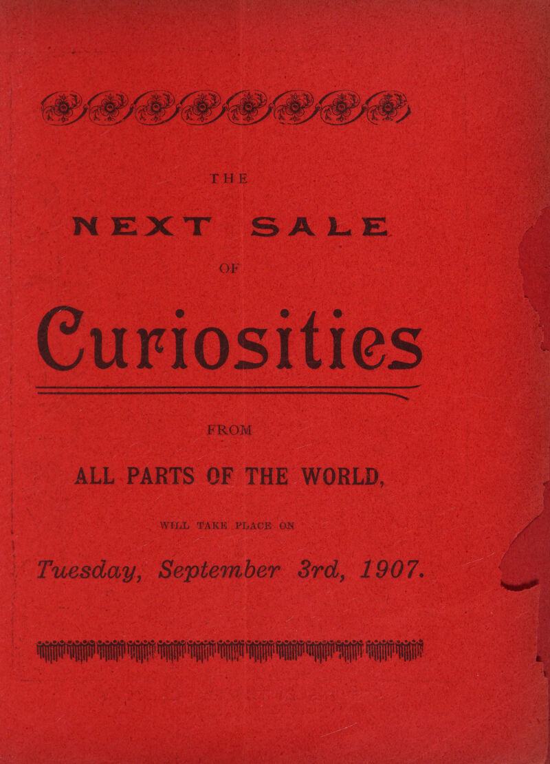  Cunosities  FROM ALL PARTS OF THE WORLD, Tuesday, September 8rd, 1907.