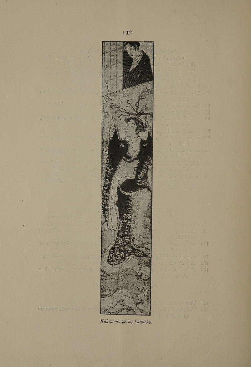  by Shuncho, ye Kakemono