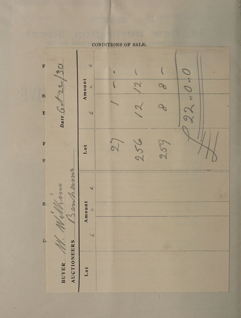   CONDITIONS OF SALE.             Py ay qJunowyY <5 =  td i “¢ va jyunowy  rig Sfp FF ¢ fe  wo w 307 
