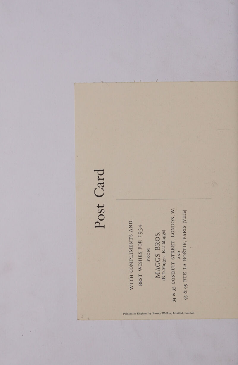 (111A) SINVd ‘AILAOA WI ANY $6 £6 aNv ‘M ‘NOGNOT ‘LAAULS LINGNOO §S£ % VE (ssSep aa ‘sssveyw'd’d) SOUd SOOVIN WOU +£61 WOA SAHSIM LSA | GNV SLNAWNITHNOO HLIM  plvy 3so Printed in England by Emery Walker, Limited, London